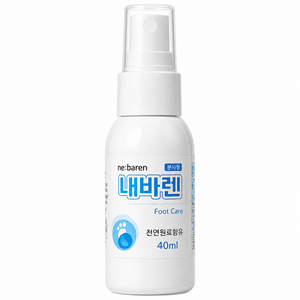 내바렌 뿌리는 발 각질 발톱 관리 풋 스프레이 40ml, 1개입, 2개