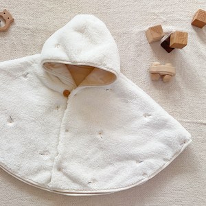 마롤로뜨 극세사 아기띠워머 아기 망토 블랭킷 후드 담요 겨울옷, 벨보아망토블랭킷_살랑데이지
