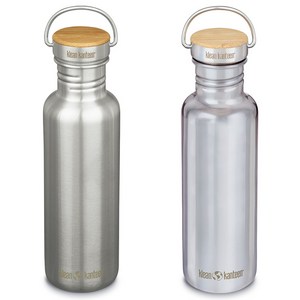 [클린켄틴] 리플렉트 보틀 대나무캡 800ml, 실버(BS), 1개