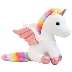 홈이즈스토리 유니콘인형 어린이 kc인증 수면 애착인형, 30cm, 30cm, 1개, 화이트