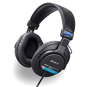 소니 스튜디오 모니터링 헤드폰 MDR-7506 혼합색상 패시브노이즈캔슬링(PNC) 3.5mm단자 골드박스 특가