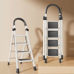 5시주문건 당일배송 FOOI 접이식 다용도 사다리 3단 4단 5단, 4단사다리, 1개