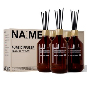 나메 대용량 프리미엄 디퓨저 스틱 세트, 5개, 500ml, 선데이