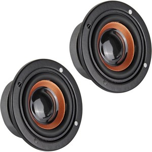 2인치 63mm 4옴 5W 풀레인지 스테레오 우퍼 스피커 2인치 아두이노 프로젝트 및 DIY 전자기기용 오디오 스피커 교체 2개, 블랙, DQL2