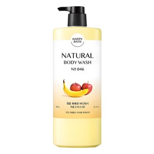 해파바스 내추럴 정말 촉촉한 바디워시 프루티 향, 900g, 1개