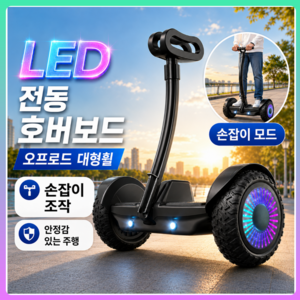 아리휠 호버보드 프리미엄 밸런싱 전동휠 전동보드, BK기본형10인치, 1개, 블랙