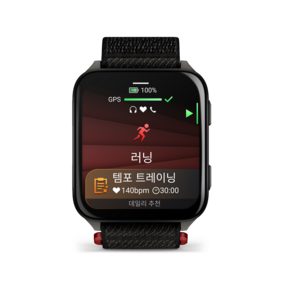 가민 프리미엄 피트니스 스마트워치 베뉴 X1, 블랙, 51.2mm, GPS + 블루투스