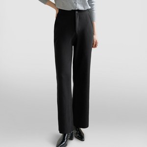 지니멜로우 여성 허리 밴딩 스판 일자 바지 / 일자 슬렉스 / 팬츠