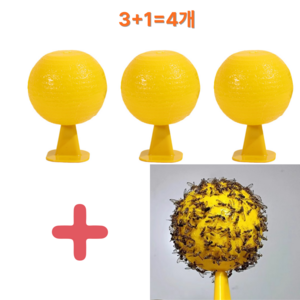 초강력 접착 초파리 끈끈이 날파리 퇴치 박멸 트랩 찍찍이, 36g, 4개