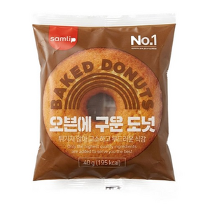 삼립 오븐에 구운도넛, 40g, 50개