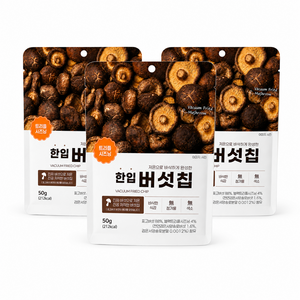 트러플 시즈닝 한입버섯칩, 3개, 50g