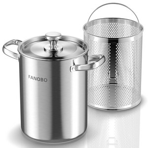 FANOBO 스테인리스 스틸 다기능 냄비 4.3L, 1개, 16cm