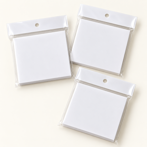 투명 메모지 펄가루 투명 스티커 메모지 50매/3개(7.5X7.5cm), 3개, 50매