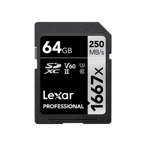 렉사 SDXC 1667배속 UHS-2 카드 LSD128CB1667, 128GB, 1개
