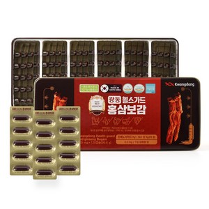 광동 헬스가드 홍삼보감 광동 홍삼캡슐, 1개, 120정