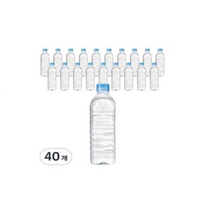 아이시스 ECO 생수 무라벨, 500ml, 40개