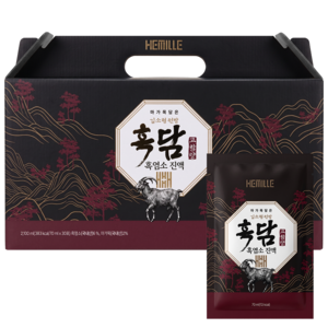 헤밀레 김소형 원장 흑담 고함량 흑염소 마가목 진액, 30개, 70ml