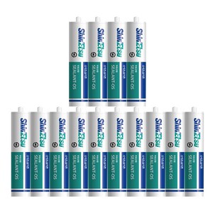 신에츠 무초산 실리콘 창틀 샷시 창호 유리 방수 비초산 반투명, 14개