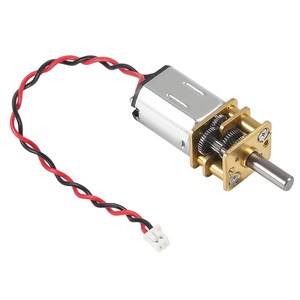N20 미니 감속 DC 모터 DC3V-6V 전체 금속 기어박스 저속 소형 모터 DIY 로봇 스마트카 RC 장난감 제작용 1개입, 1개