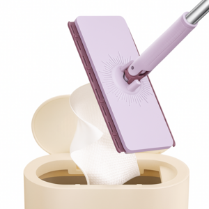 [손 더럽힐 걱정 NO]집안굿 3세대 툭-버려 노터치 밀대 걸레, 1개