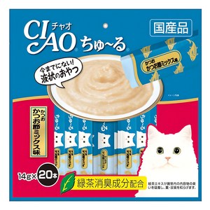 챠오츄르 고양이 짜먹는 간식, 혼합맛(가다랑어/가츠오부시), 280g, 1개