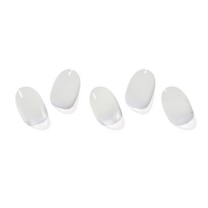 로엔블 친환경 프리미엄 물광볼륨 네일 스티커 젤 네일 스티커 32pcs, 1개, 화이트미스트