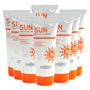 푸드어홀릭 멀티 선크림 SPF50 PA+++, 8개, 70ml 골드박스 특가