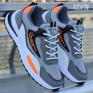 KOPN 남성 망면 통기 캐주얼 운동화 여름 패션 달리기 신발 여행화 멋있는 아버지 신발