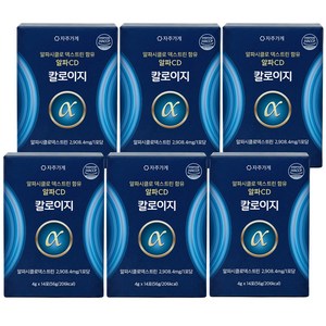 알파CD 분말 알파시클로덱스트린 제로파우더 칼로이지 식약청 HACCP 자주가게 정품 인증, 6개, 56g
