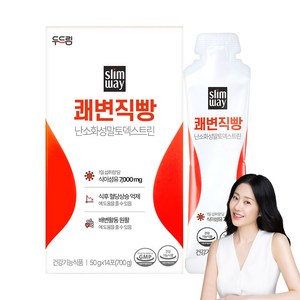 [두드림] 슬림웨이 쾌변직빵 배변활동도움 식이섬유 혈당상승억제, 14개, 50g
