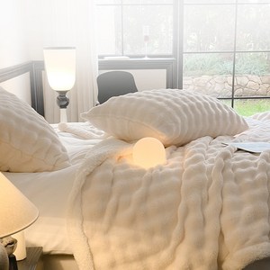 Cozy Aura 극세사 양털 양면 담요 차렵 이불 양모 무릎담요 캠핑담요 블랭킷