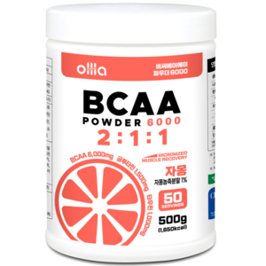올라 BCAA 파우더 6000 자몽 500g, 1개