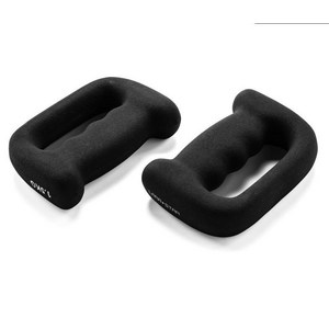 Yellwell손잡이 권투 아령 견고한 주철 재질 다기능 운동용, 심야의 어둠, 1kg*2개 총 2kg