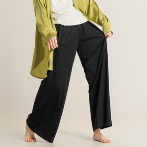 도렌 현대무용 바지 와이드 연습복 남자 통넓은 팬츠, 블랙