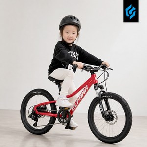 엘파마 NEW 베로 20+ Gen2 주니어 초등학생 20인치 자전거 디스크브레이크 완성차 본사직판 완조립 픽업센터 수령, 1개, 20cm, 레드