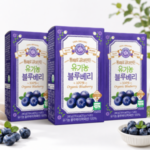 홀베리 통째로 갈아만든 유기농 블루베리, 20g, 42개