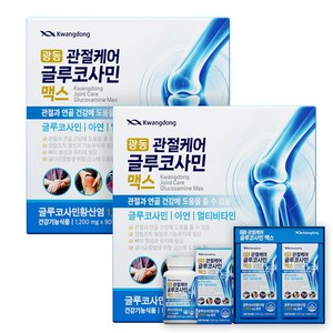 광동 관절케어 글루코사민 맥스 3개월분 영양제 msm, 2개, 180정