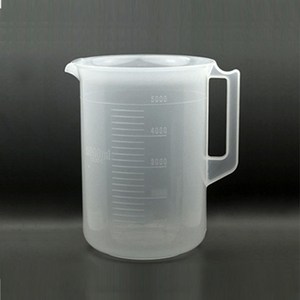 영재과학 국산 플라스틱 비이커 3L 또는 5L 계량컵 핸들비이커, PP 손잡이 비이커 5L, 1개