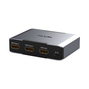 넥스트유 부이우 UHD 8K 60Hz 1대2 HDMI 2.1 EDID 2포트 아날로그 디지털 광 오디오 분배기 8332SP8K60, 1개, 넥스트유 부이우 8332SP8K60