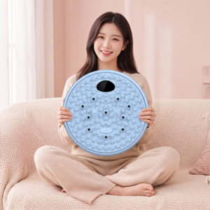 Xinyouyi 360도 회전 발 지압판 더블코어 베이스 발지압매트 트위스트 완벽한 바디 루틴 2 in 1, 1개
