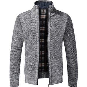 보그핏 M1746 신나자켓 / 남성 기본핏 스탠딩 카라 니트 점퍼 자켓 가디건