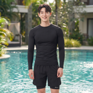 플로우 남자 수영복 래쉬가드 상의 하의 2종
