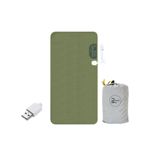 포켓배드 여행용 전기장판매트 DC-5V10W + 파우치 USB 2구, USB 1구, 40 x 80 cm