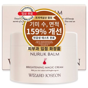 위자드조선 누룩밤 트라넥삼산 약국 기미크림 대용량 기미잡티크림, 1개, 100ml