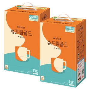 맥심 슈프림골드 커피믹스, 13.5g, 130개입, 2개