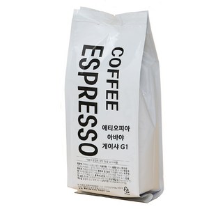 커피 에스프레소 에티오피아 아바야 게이샤 G1 스페셜티 원두, 1개, 500g, 홀빈(분쇄안함)