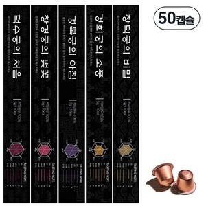 커피비 네스프레소 호환 캡슐 커피 고궁 50캡슐, 1세트, 50개입, 5g