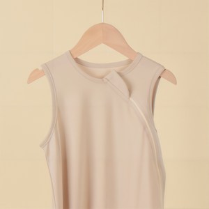 썬데이허그 꿀잠 NEW 슬리핑백 밤부 발막힌 수면조끼 입는이불 아기 수면교육 육아필수품, 오트 베이지