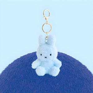 매니어리틀 미피 시팅 크리미 봉제인형 키링, 12cm, 스카이블루, 1개