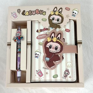 문구보따리 라부부 카피바라 다이어리 다꾸 다이어리꾸미기세트, 라부부_옐로우, 1개